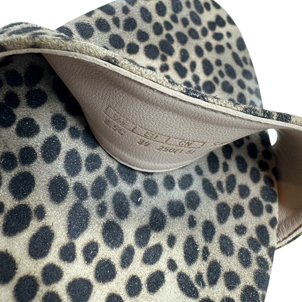 Stuart Weitzman Floria Wedge Platform Espadrille Sandals Leopard Print US 8.5‎ - Picture 14 of 14